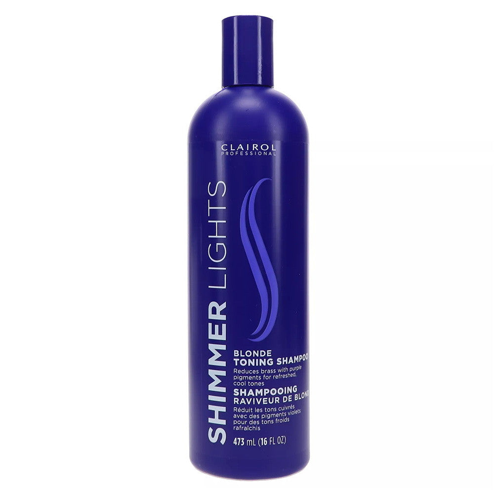 Clairol Professional Shimmer Lights Blonde Toning Shampoo, 16 Oz