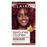 Clairol Textures & Tones Hair Color Kit, 6R Ruby Red 1Ea