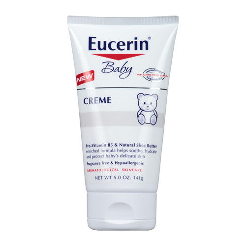 Eucerin Baby Creme, Fragrance Free, 5 Oz