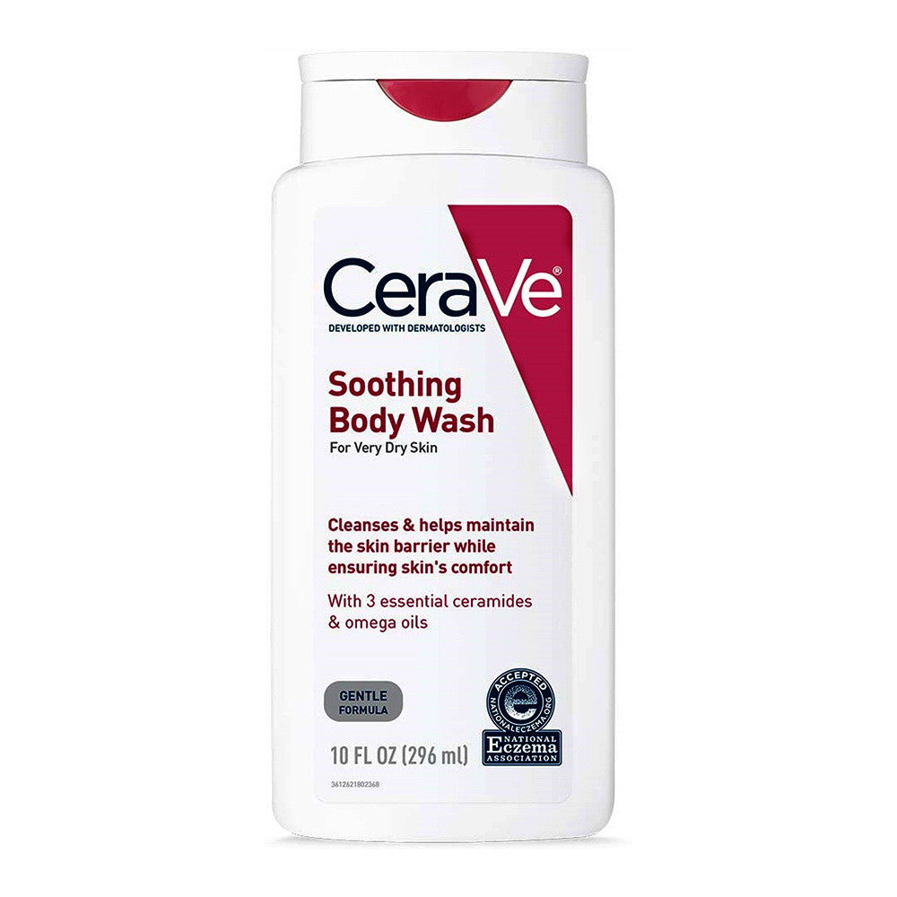 Cerave Eczema Soothing Body Wash For Extra Dry And Itchy Skin 10 oz