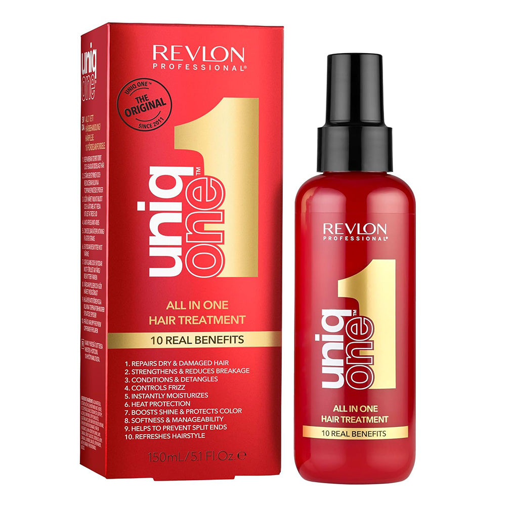 Revlon UniqOne All in One Hair Treatment for Repair Shine and Heat Protection 5.1Oz (150ml)