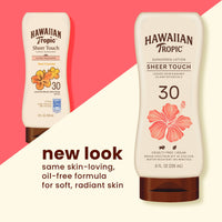 Hawaiian Tropic Sheer Touch Lotion Ultra Radiance Sunscreen SPF 30, 8 Oz