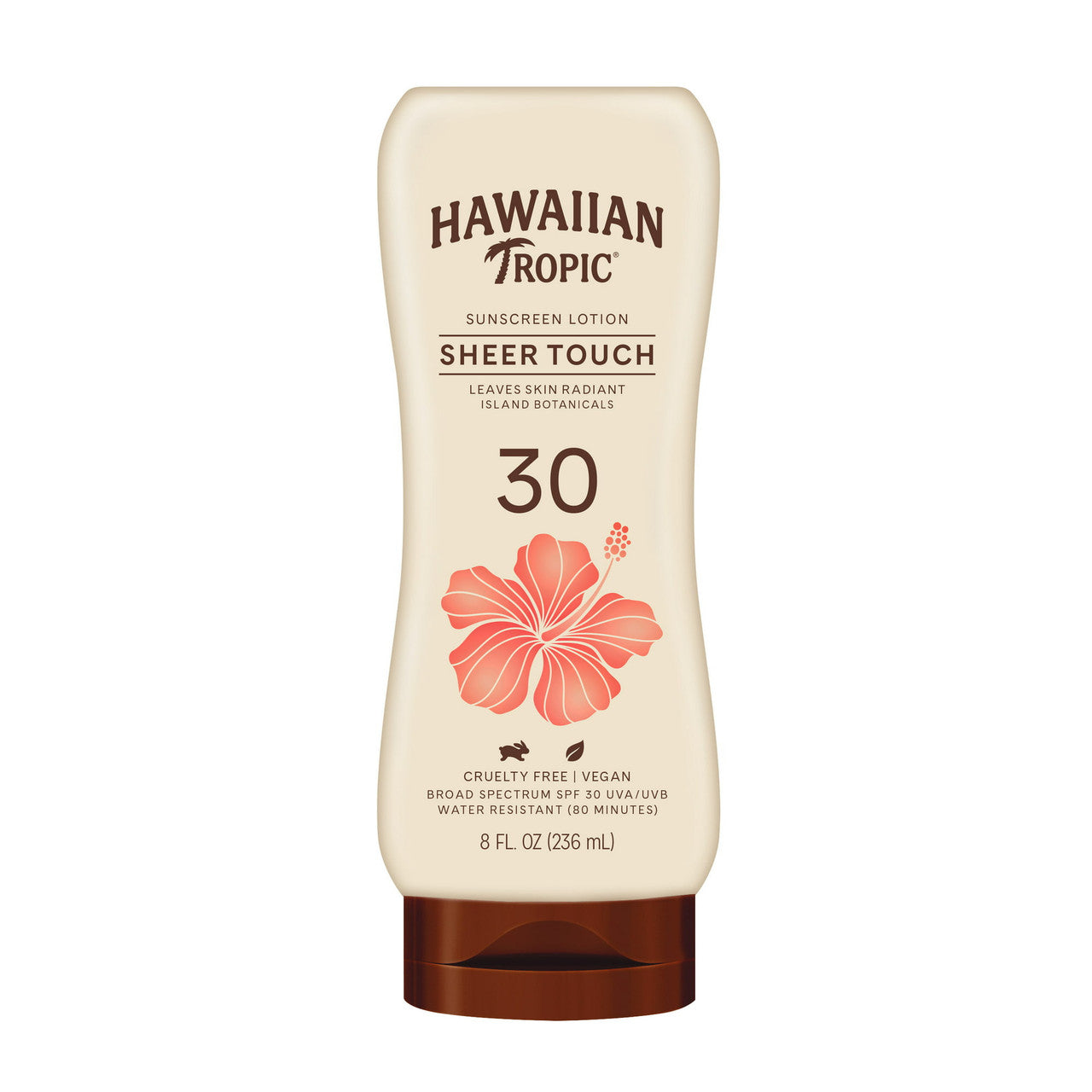 Hawaiian Tropic Sheer Touch Lotion Ultra Radiance Sunscreen SPF 30, 8 Oz