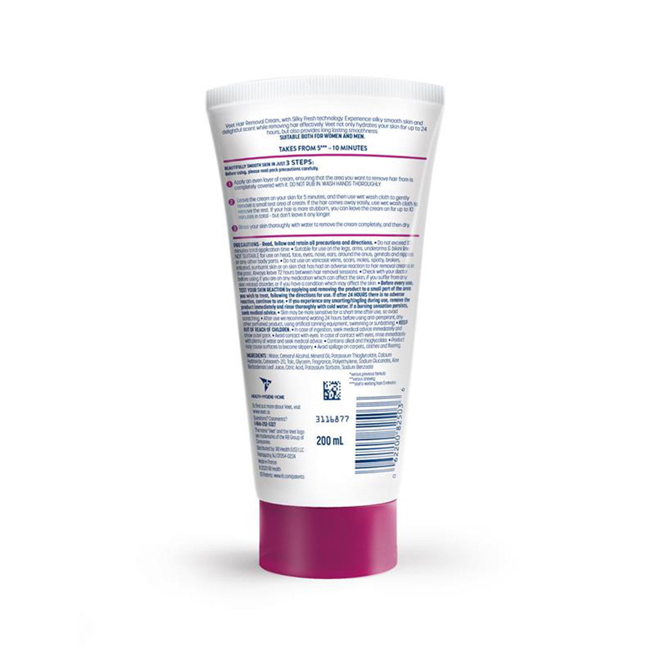 Veet Hair Removal Gel Cream, Sensitive Skin Formula, 6.78Oz