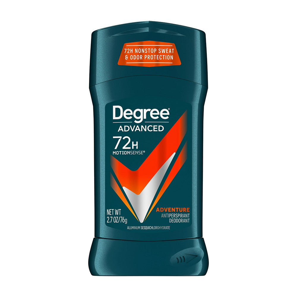 Degree Men Adrenaline Antiperspirant And Deodorant Invisible Stick, Adventurer, 2.7 Oz