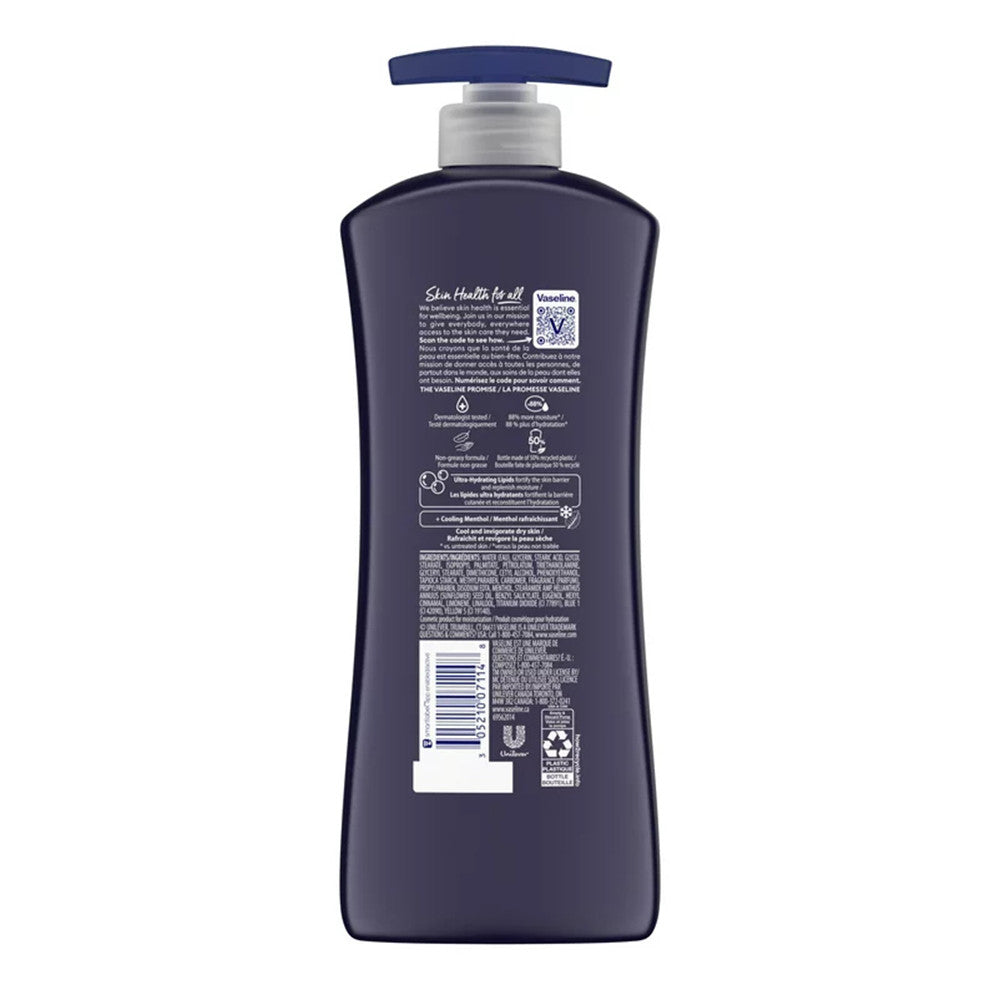 Vaseline Men Cooling Hydration 3-in-1 for Dry Skin, 20.3 Oz