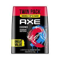 Axe Essence Deodorant Mens Body Spray 4 Oz, 2 Ea