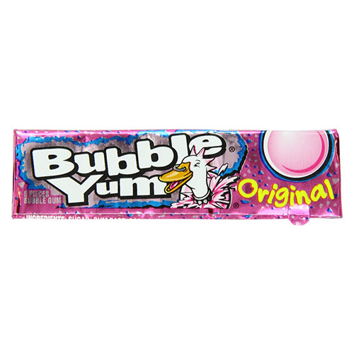 Bubble Yum Original Gum Single Sticks 5Ea, Pack of 18