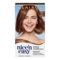Clairol Nice N' Easy With Color Blend Hair Permanent Color, Natural Light Caramel Brown, #116B, Kit