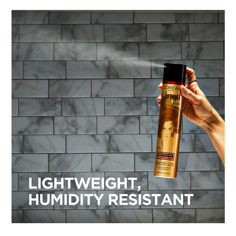 Loreal Elnett Satin Hairspray With Uv, Extra Strong, 11 Oz