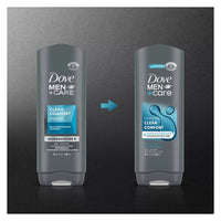 Dove Men Plus Care Body And Face Wash, Clean Comfort, 18 Oz