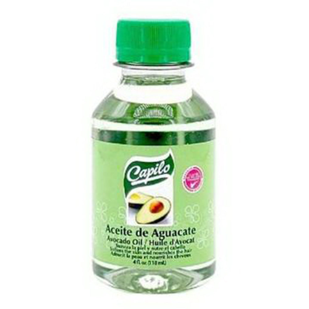 Capilo Avocado Oil Hair and Skin Formula with Mineral and Fruit Oil 4Oz (118ml)