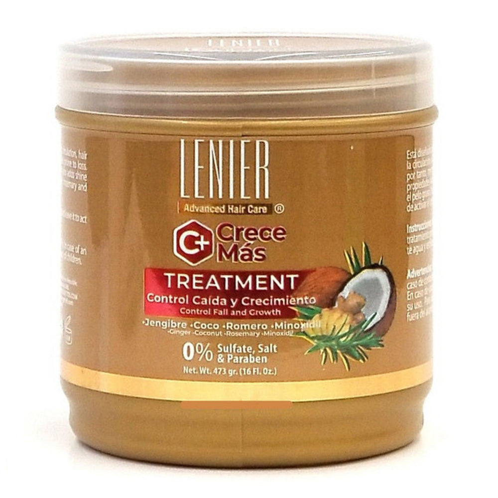 Lenier C Plus Crece Mas Hair Treatment Sulfate Free 16Oz (473g)