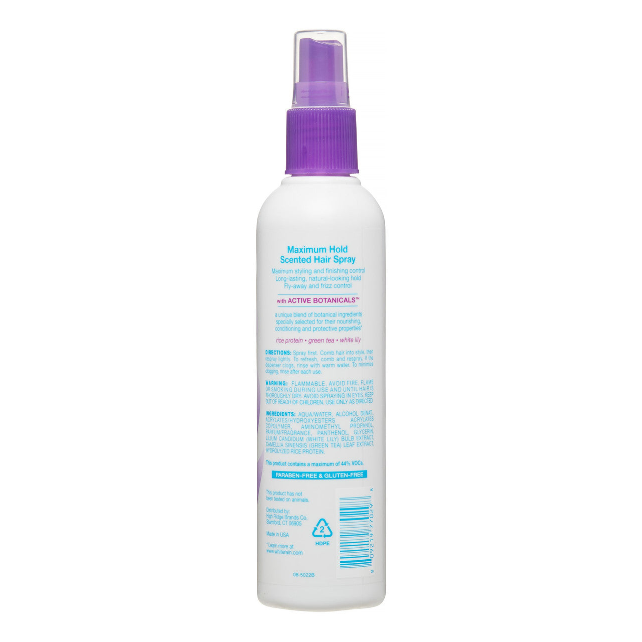White Rain Maximum Hold Long Lasting Hair Spray, Scented, 7 Oz