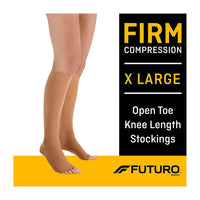 Futuro Firm Pantyhose 20-30Mmhg for Women,Extra Large, Nude, 1 Pair