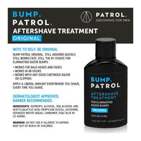 Bump Patrol Aftershave for Razor Bumps and Ingrown Hair, Original Formula, 0.5 Oz