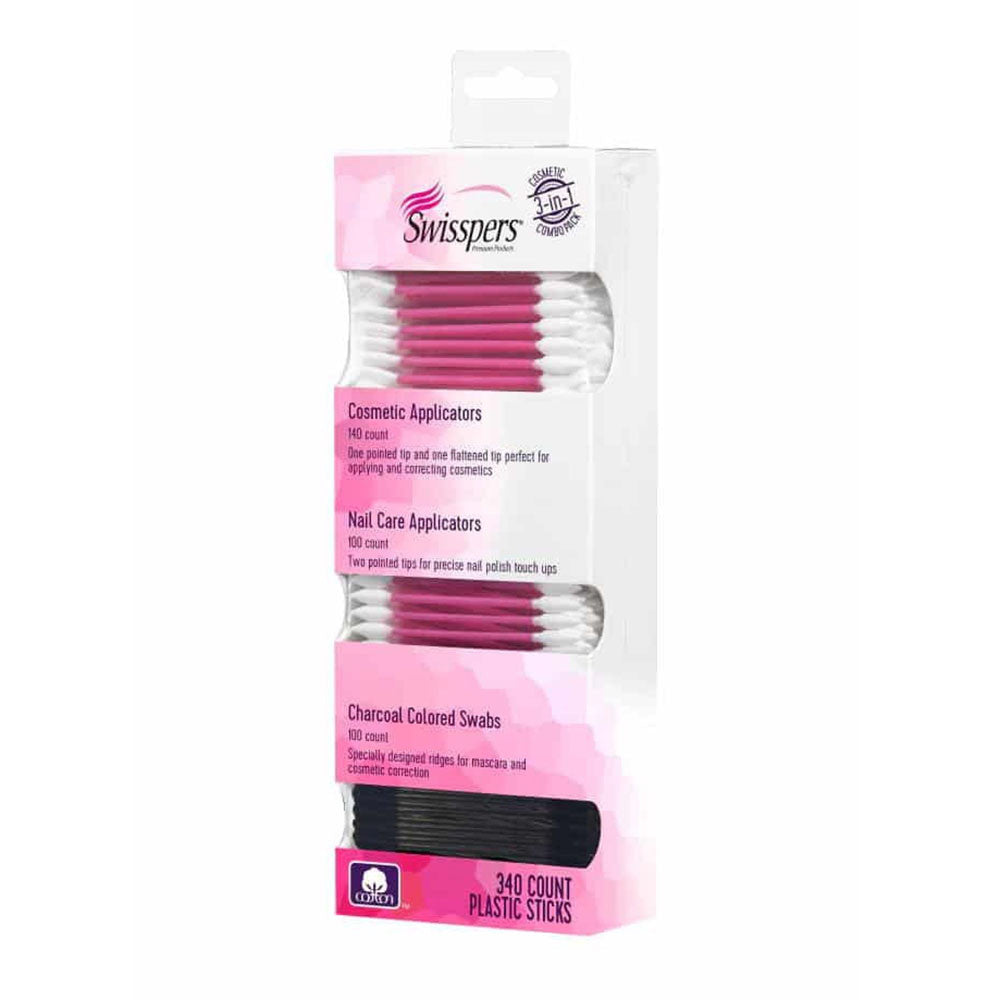 Swisspers Premium Cosmetic Applicator, 340 Ea