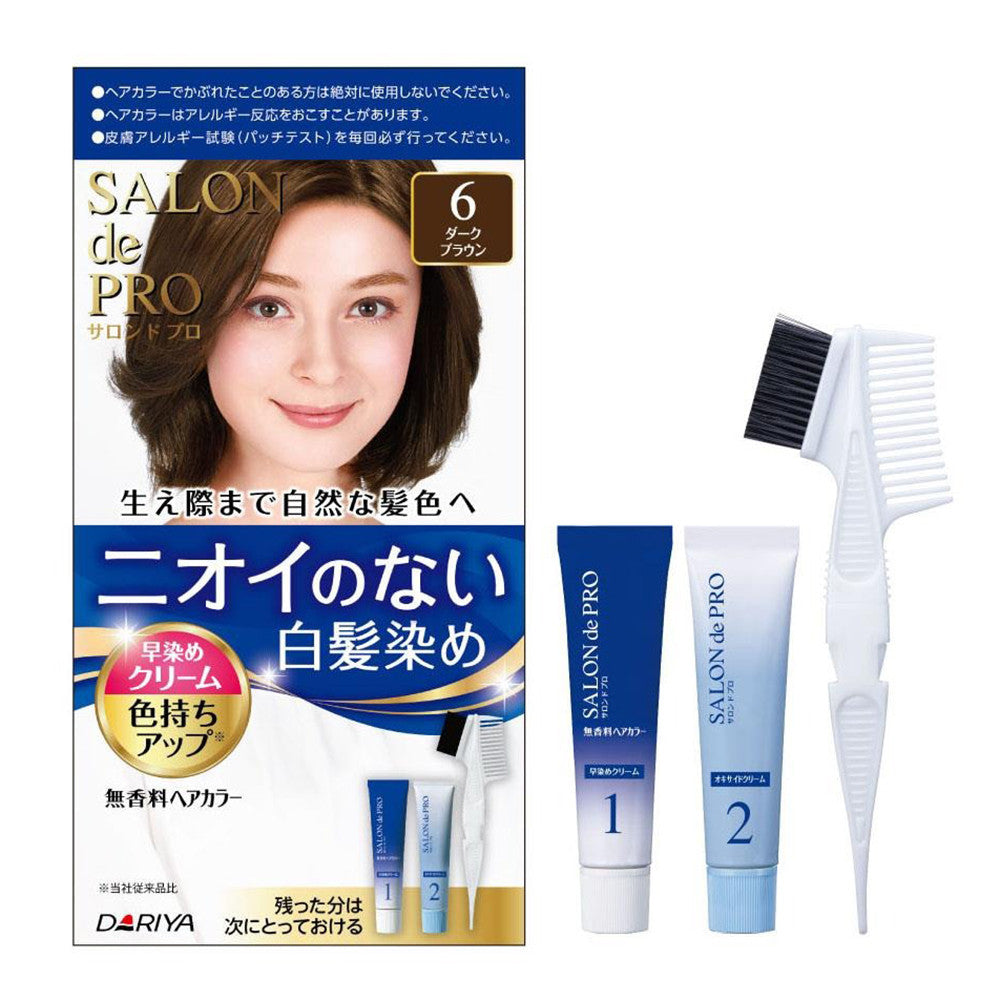 Dariya Salon De Pro Hair Dye 6 Dark Brown 1Ea
