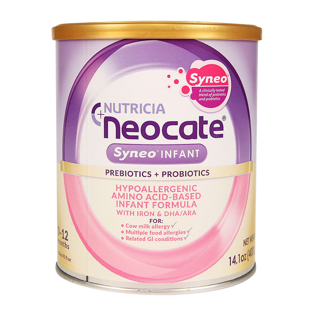 Nutricia Neocate Syneo Infant Prebiotics and Probiotics Hypoallergenic Formula, 14.1 Oz