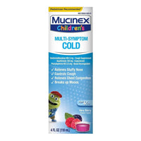 Mucinex Children's Multi-Symptom Cold, Very Berry Flavor Liquid, 4 Oz