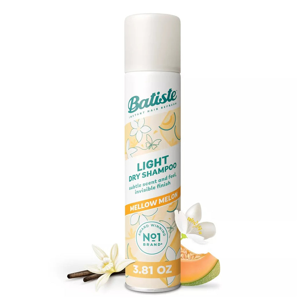 Batiste Dry Shampoo Light Invisible Finish Mellow Melon 3.81Oz (108g)