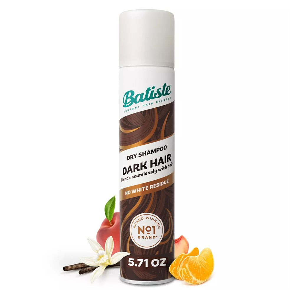 Batiste Dark Hair Blends Seamlessly with Hair Dry Shampoo 5.71Oz (162g)