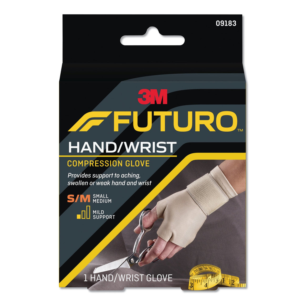 3M Futuro3M Futuro Hand and Wrist Compression Glove, Mild Support, S/M, 1 Ea