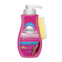 Veet Botanic In Shower Cream Hair Remover Pump, Sensitive Skin, 13.5 Oz