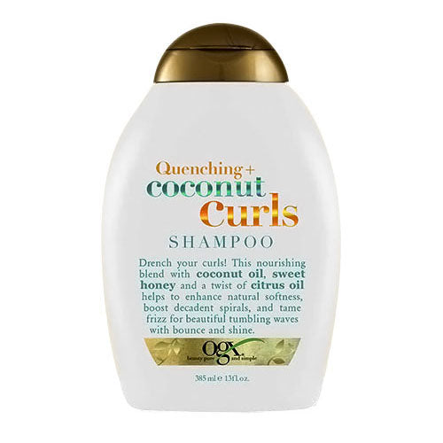 Ogx Quenching Coconut Curls Shampoo For Natural Waves, 13 oz