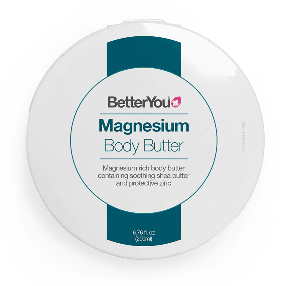 Better You Magnesium Body Butter Magnesium Rich Body Butter Deeply Moisturizes and Softens Skin 6.76Oz (200ml)