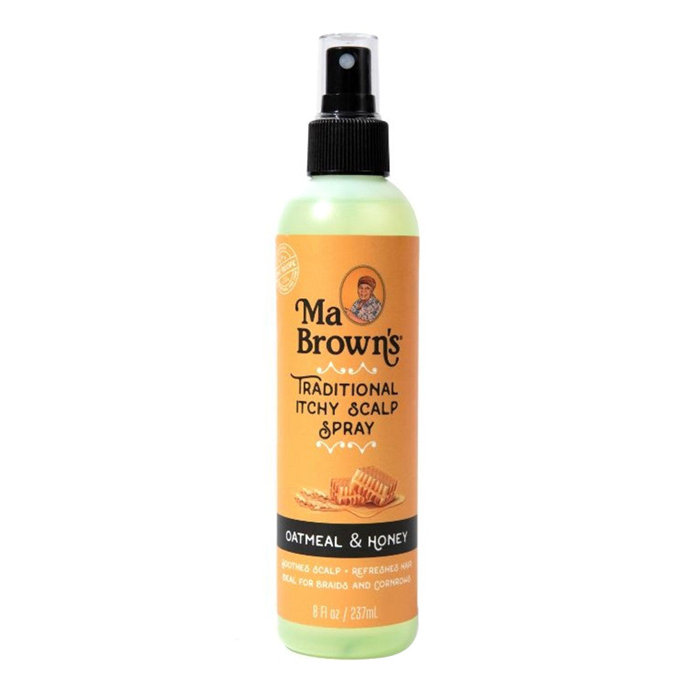 Ma Browns Traditional Itchy Scalp Spray With Oatmeal And Honey, 8 Oz