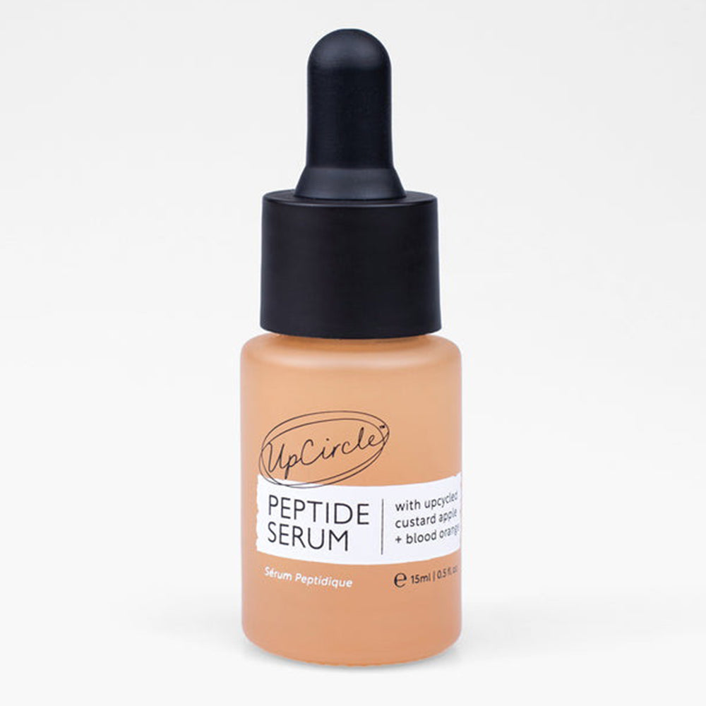 UpCircle Peptide Serum with Custard Apple Plus Blood Orange Boosts Collagen and Improves Hydration 0.5Oz (15ml)