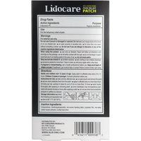 Lidocare Arm, Neck and Leg Pain Relief Patch, 6 Ea