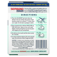 Sea-Bond Uppers Denture Adhesive Wafers, Fresh Mint, 30 Ea