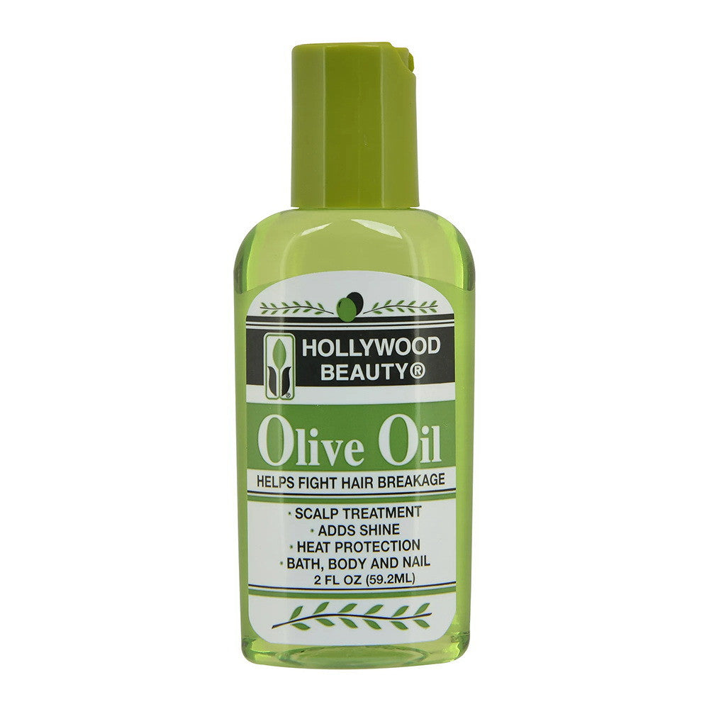 Hollywood Beauty Olive Oil Heat Protection Shine Enhancing Hair Treatment, 2 Oz