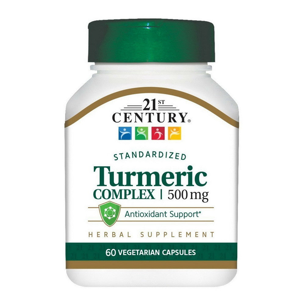 21st Century Turmeric Complex 500 MG Vegetarian Capsules, 60 Ea