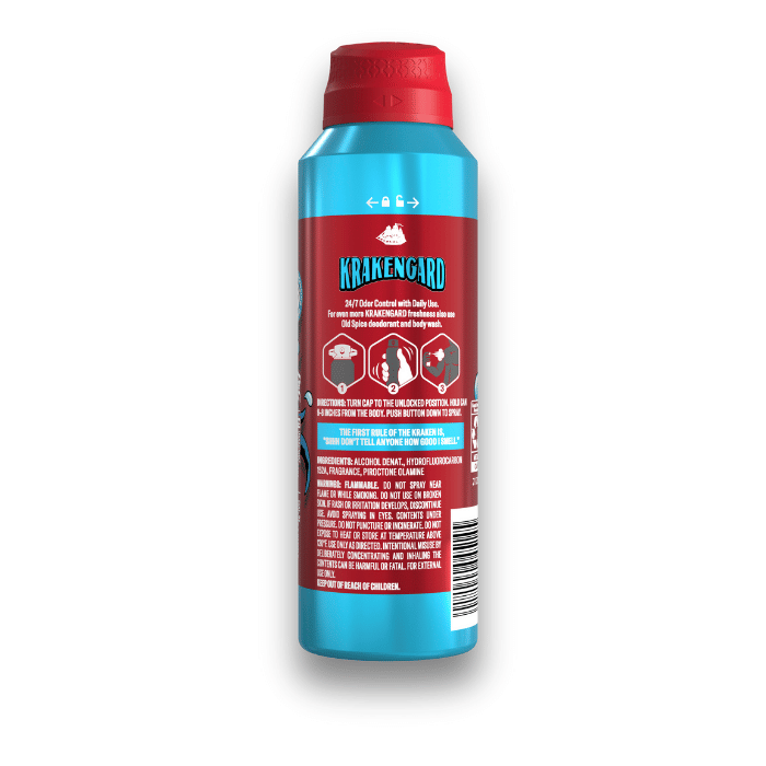 Old Spice Krakengard Mens Body Spray, 5.1 Oz