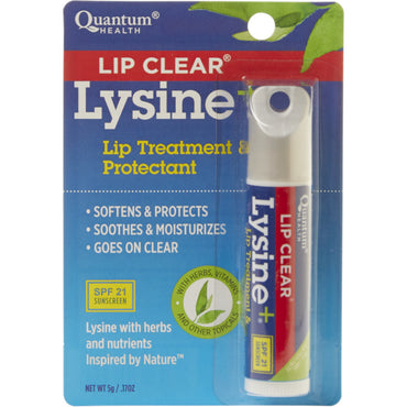 Lysine Plus Lip Clear Coldstick For Cold Sore Treatment, 0.5 Oz