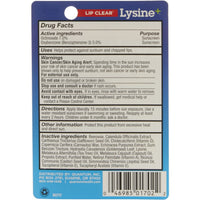 Lysine Plus Lip Clear Coldstick For Cold Sore Treatment, 0.5 Oz