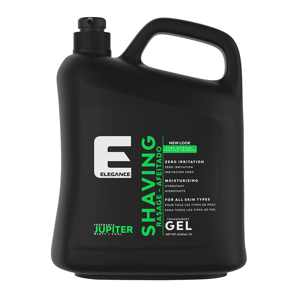 Elegance Transparent Shaving Gel, 67.62 Oz