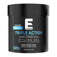 Elegance Triple Action Super Strong Hold Gel, 8.45 Oz