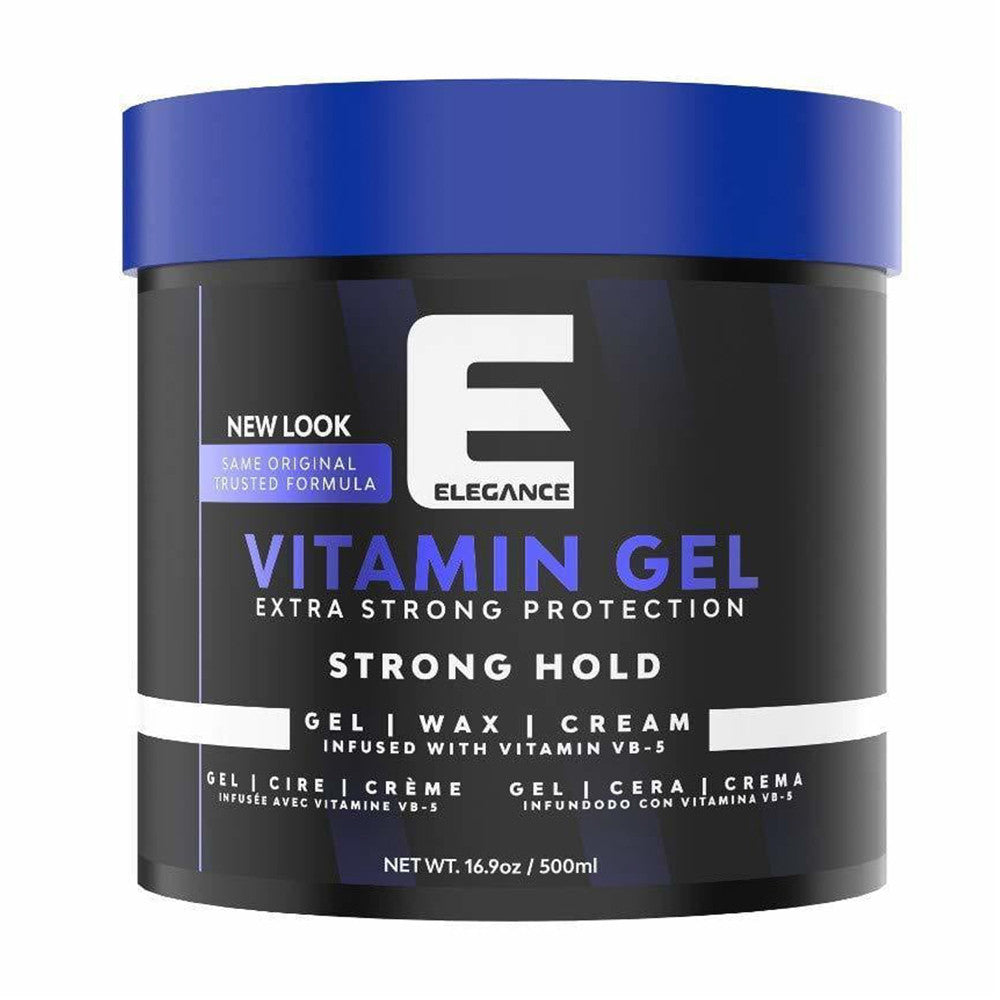 Elegance Vitamin Gel Pro Extra Strong Hold, 16.9 Oz