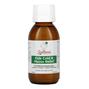 Similasan Kids Cold & Mucus Relief Plus Echinacea, Grape, 4 Oz