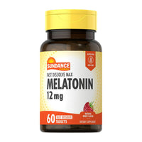 Sundance Melatonin Tablets, 12 mg, 60 Ct