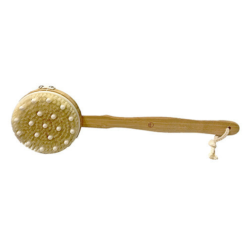Pure Body Bamboo 2-in-1 Massage Brush, 1 Ea