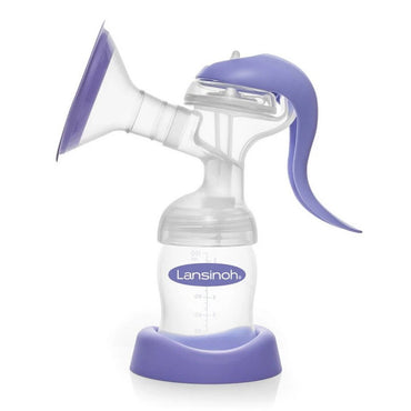 Lansinoh Manual Breast Pump, Portable Hand Pump for Breastfeeding, 1 Ea