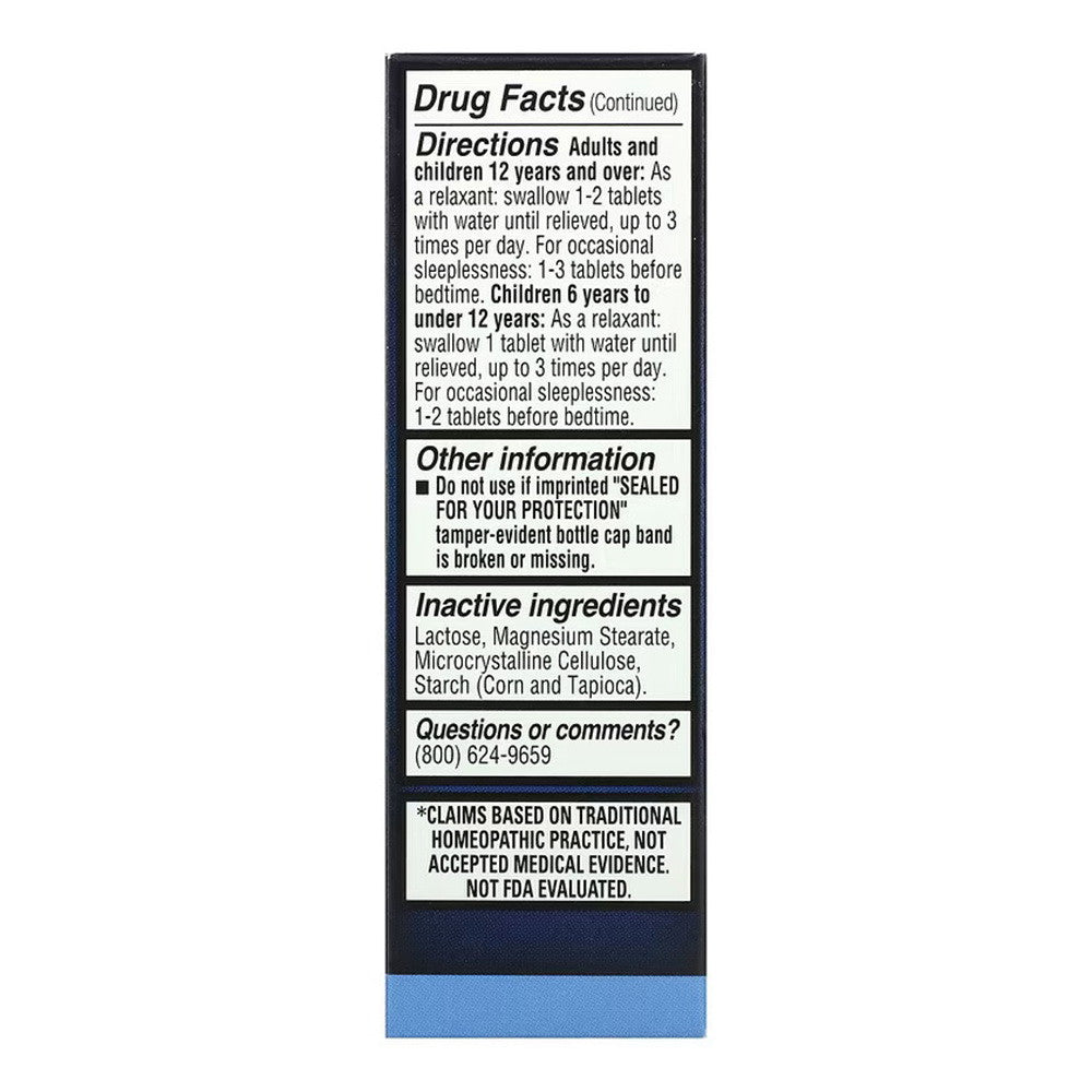 Hylands Homeopathic Calms Forte Sleep Aid Tablets, 100 Ea