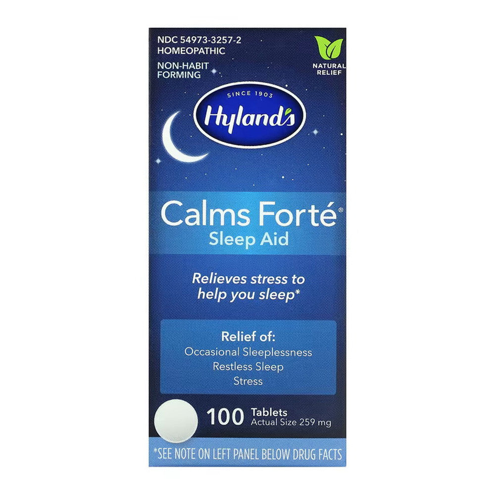 Hylands Homeopathic Calms Forte Sleep Aid Tablets, 100 Ea