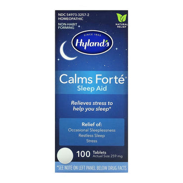 Hylands Homeopathic Calms Forte Sleep Aid Tablets, 100 Ea