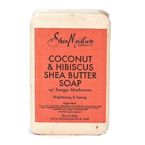 Shea Moisture Coconut And Hibiscus Shea Butter Bar Soap, 8 Oz